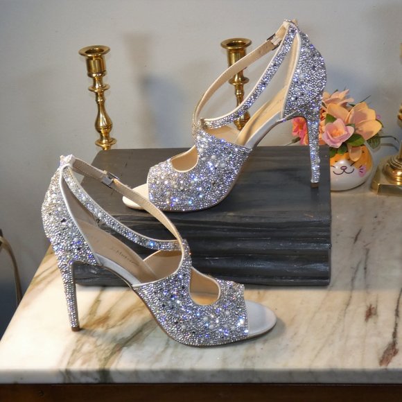 Like New EUC! Sexy and Elegant - Betsey Johnson SCOTI Heeled Sandal 8.5 $130 - Picture 10 of 14